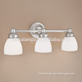 Home Decor Bathroom Vanity with glass wall shade, 3 Light,home wall furniture